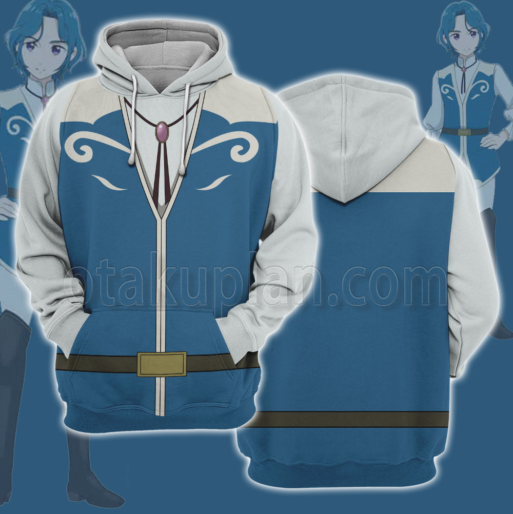 Fluffy Paradise Gache Wilherd Rega Blue Cospaly Hoodie