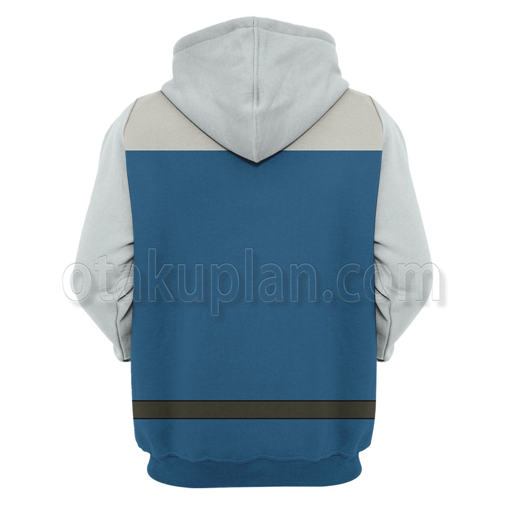 Fluffy Paradise Gache Wilherd Rega Blue Cospaly Hoodie