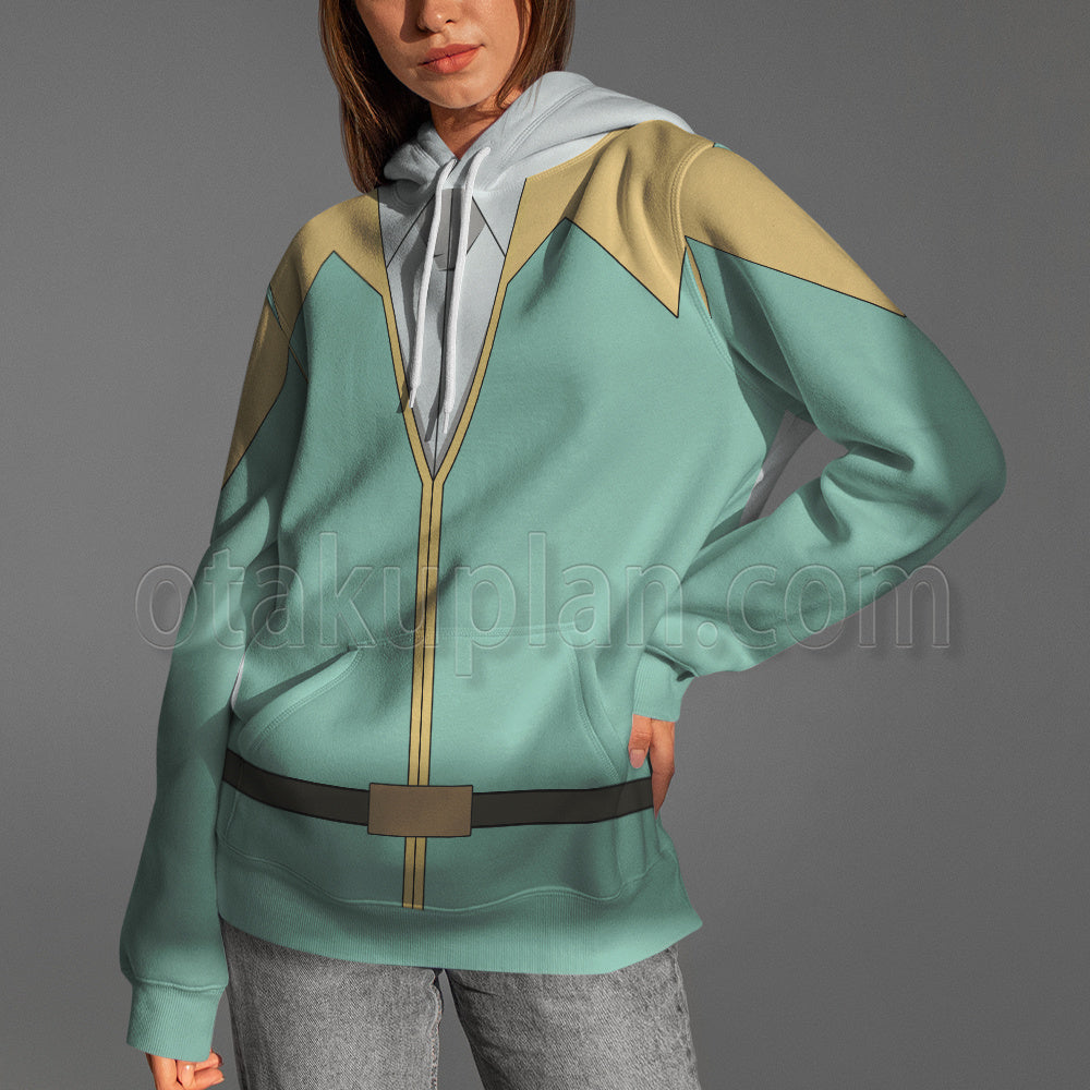 Fluffy Paradise Osfe Ralph Green Cosplay Hoodie