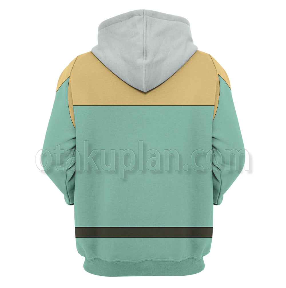 Fluffy Paradise Osfe Ralph Green Cosplay Hoodie