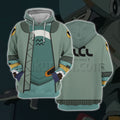 Fooly Cooly Green Flcl Canti Cosplay Hoodie