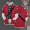Frieren Beyond Journey End Stark Red Cosplay Hoodie