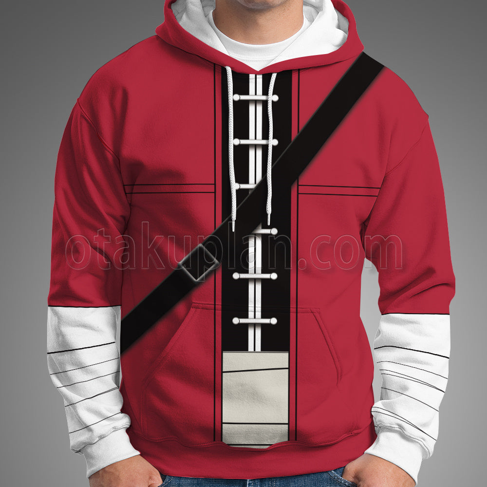 Frieren Beyond Journey End Stark Red Cosplay Hoodie