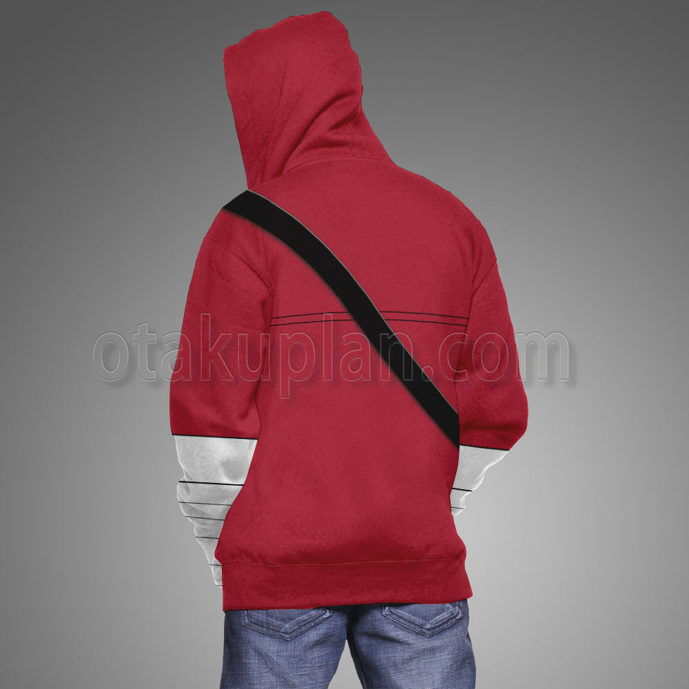 Frieren Beyond Journey End Stark Red Cosplay Hoodie