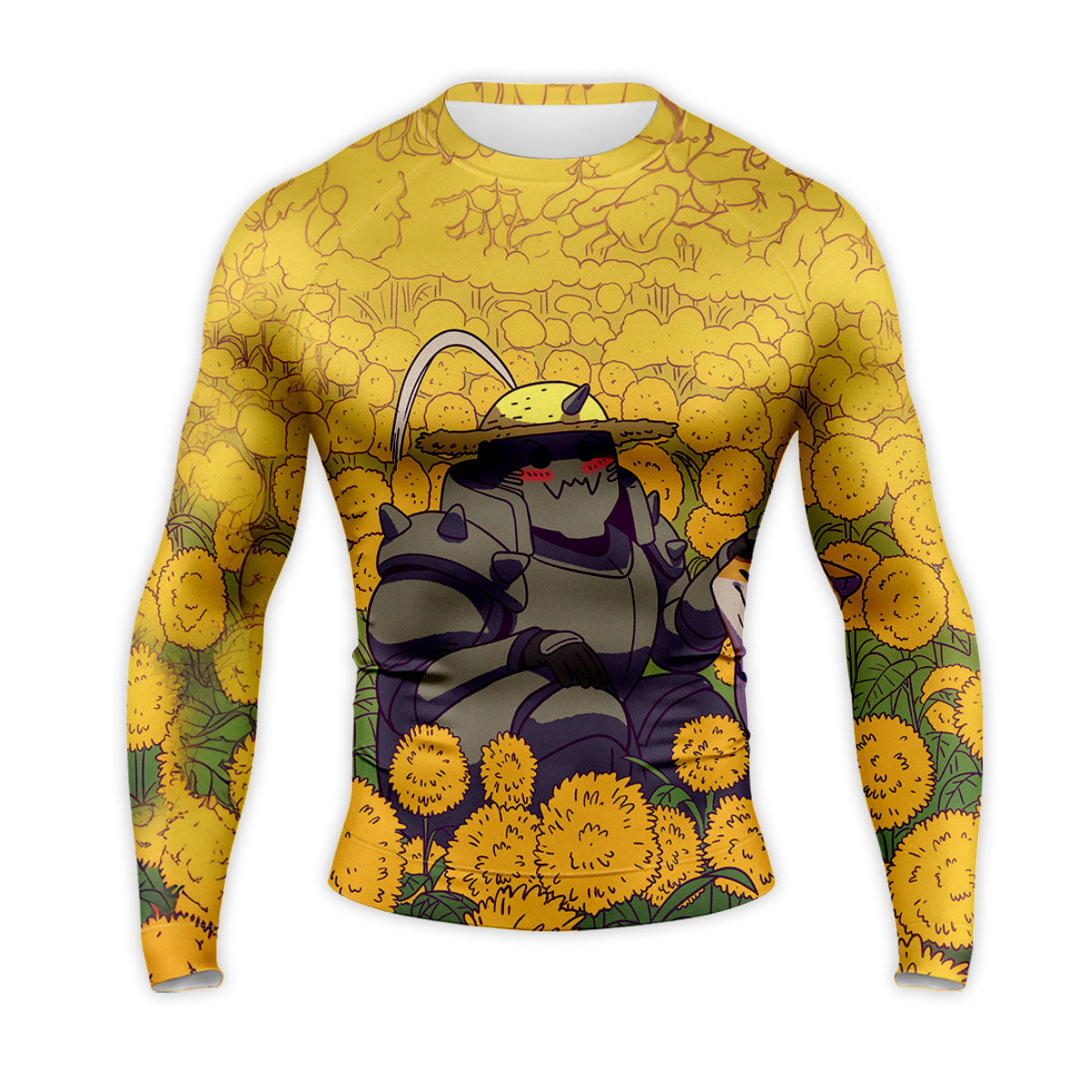 Fullmetal Alchemist Alphonse Dog Flower Field Anime Apparel