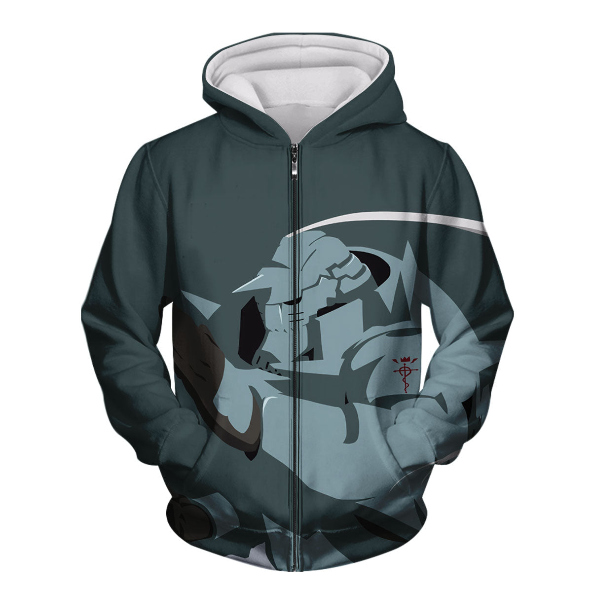 Fullmetal Alchemist Alphonse Elric Armored Pose Anime Apparel