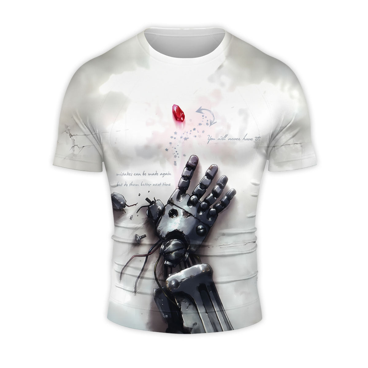 Fullmetal Alchemist Automail Arm Battle Damaged Anime Apparel