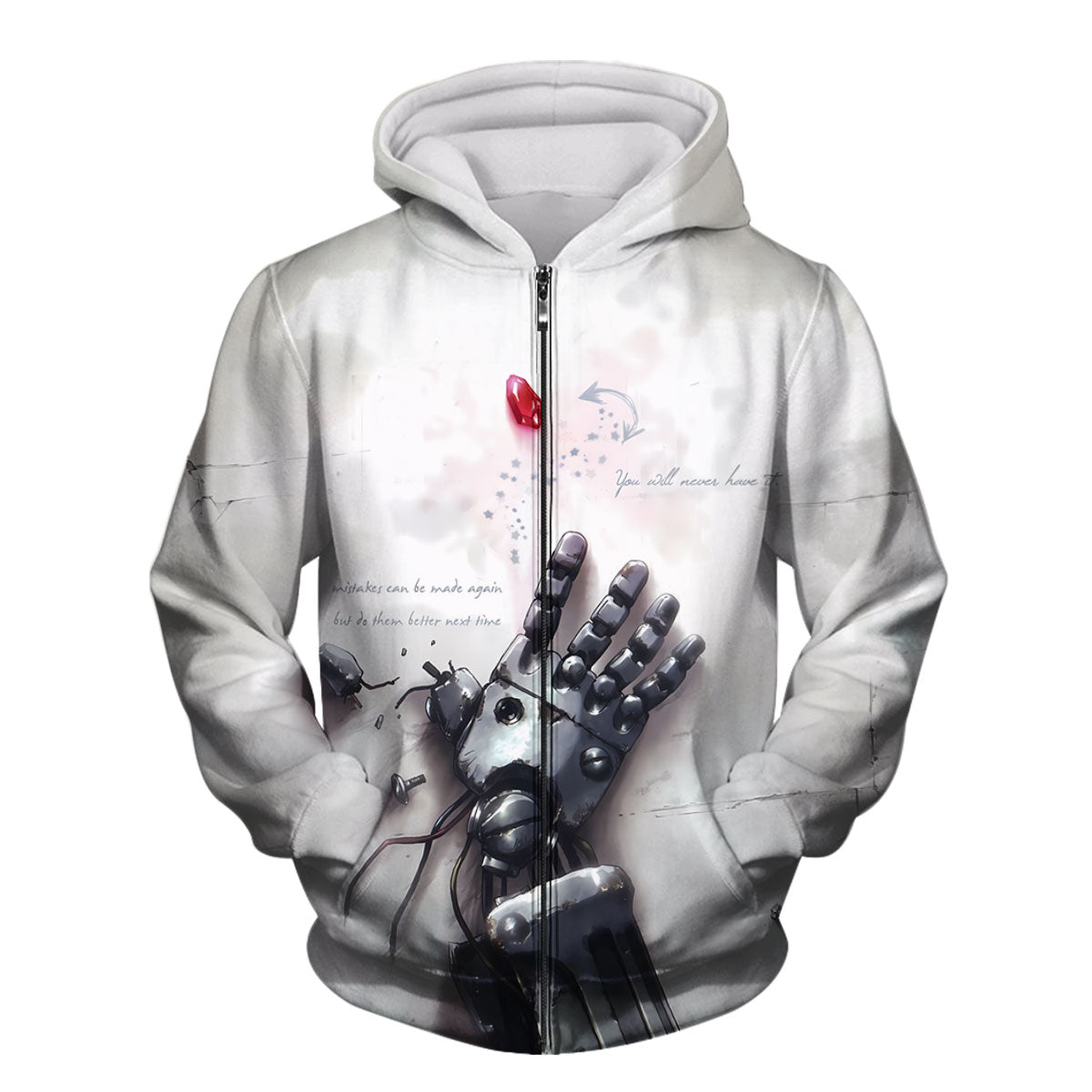 Fullmetal Alchemist Automail Arm Battle Damaged Anime Apparel