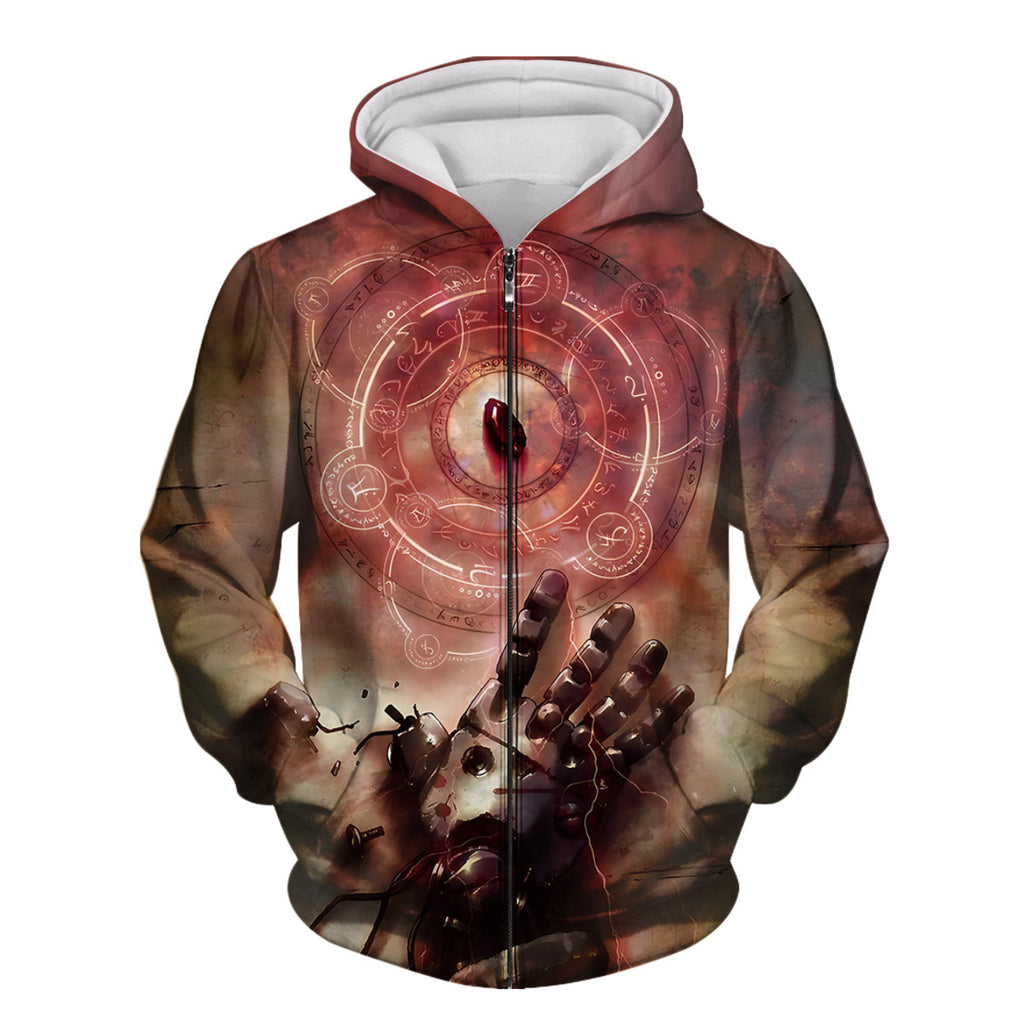 Fullmetal Alchemist Automail Arm Philosopher Stone Anime Apparel