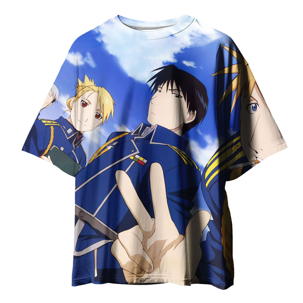 Fullmetal Alchemist Battle Soldier Squad Anime Apparel