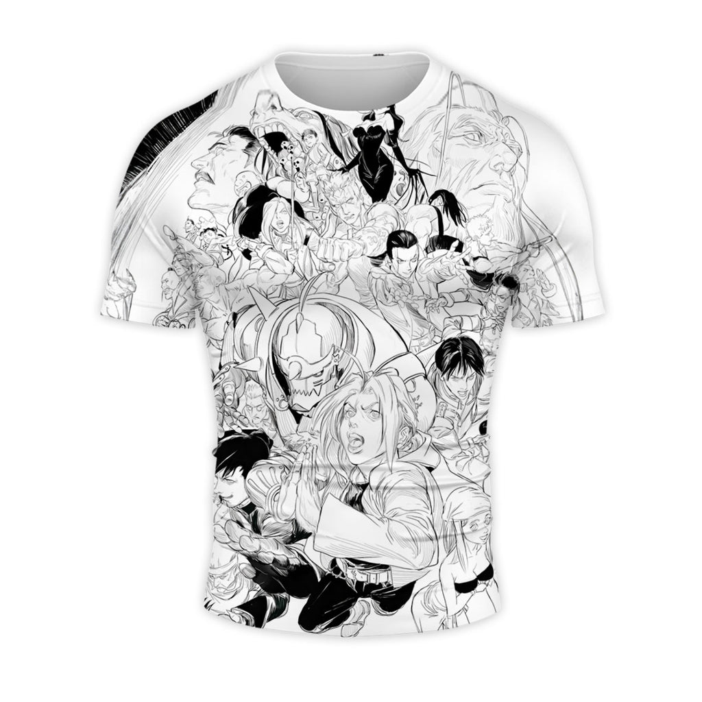 Fullmetal Alchemist Character Group Artwork Anime Apparel