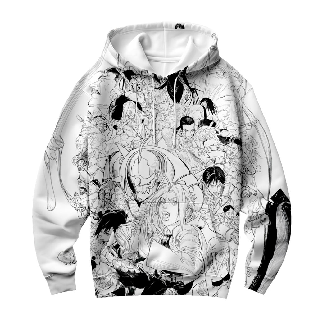 Fullmetal Alchemist Character Group Artwork Anime Apparel