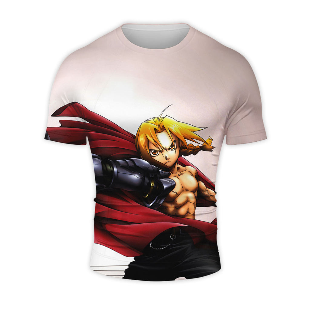 Fullmetal Alchemist Ed Elric Combat Pose Anime Apparel