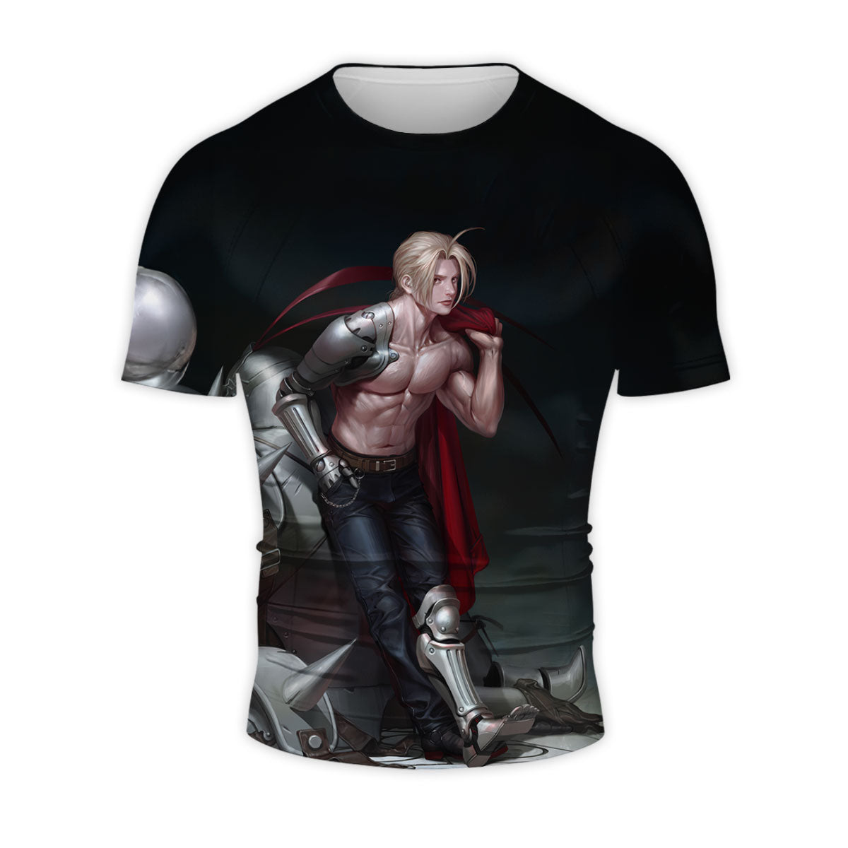 Fullmetal Alchemist Ed Shirtless Armored Anime Apparel