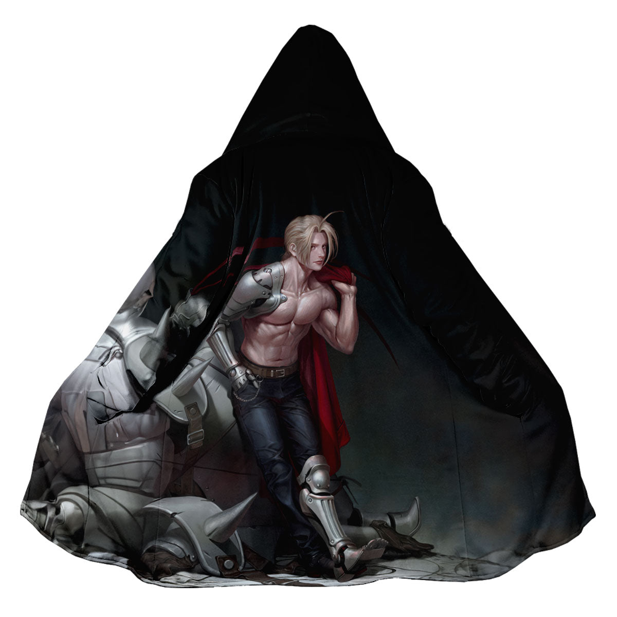 Fullmetal Alchemist Ed Shirtless Armored Anime Apparel