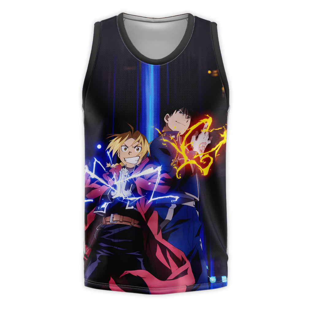 Fullmetal Alchemist Edward Alphonse Alchemy Combat Anime Apparel