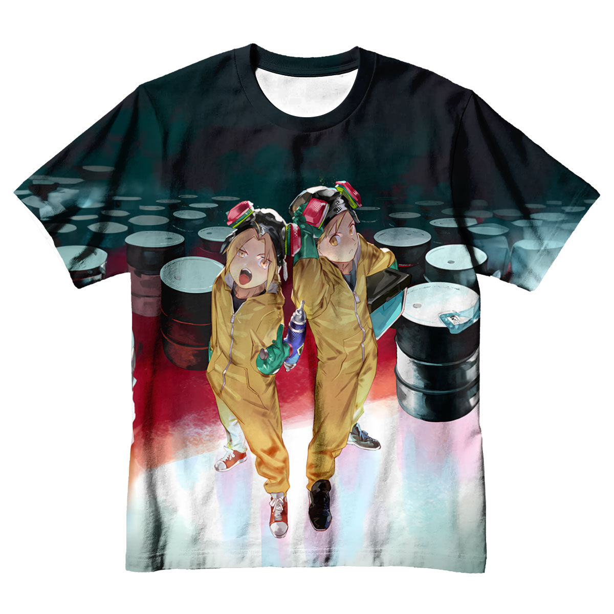 Fullmetal Alchemist Edward Alphonse Barrel Surrounded Anime Apparel