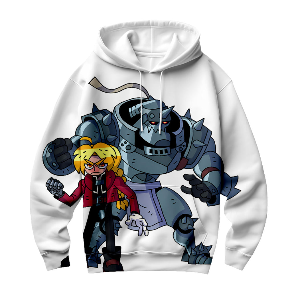 Fullmetal Alchemist Edward Alphonse Cartoon Art Anime Apparel