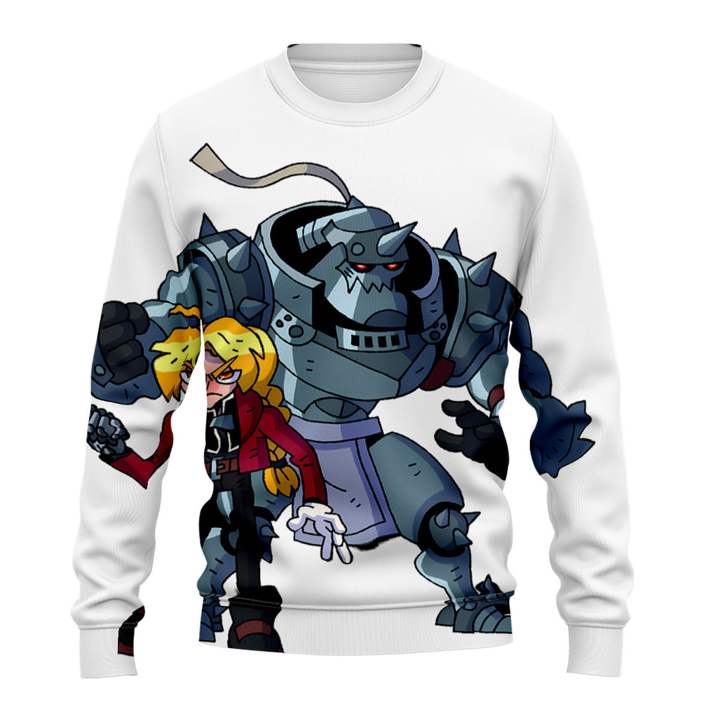 Fullmetal Alchemist Edward Alphonse Cartoon Art Anime Apparel