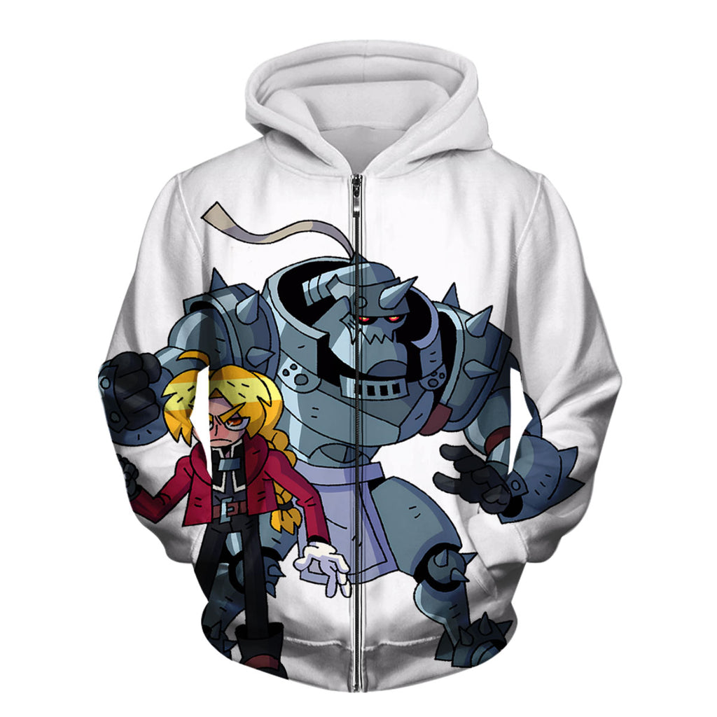 Fullmetal Alchemist Edward Alphonse Cartoon Art Anime Apparel