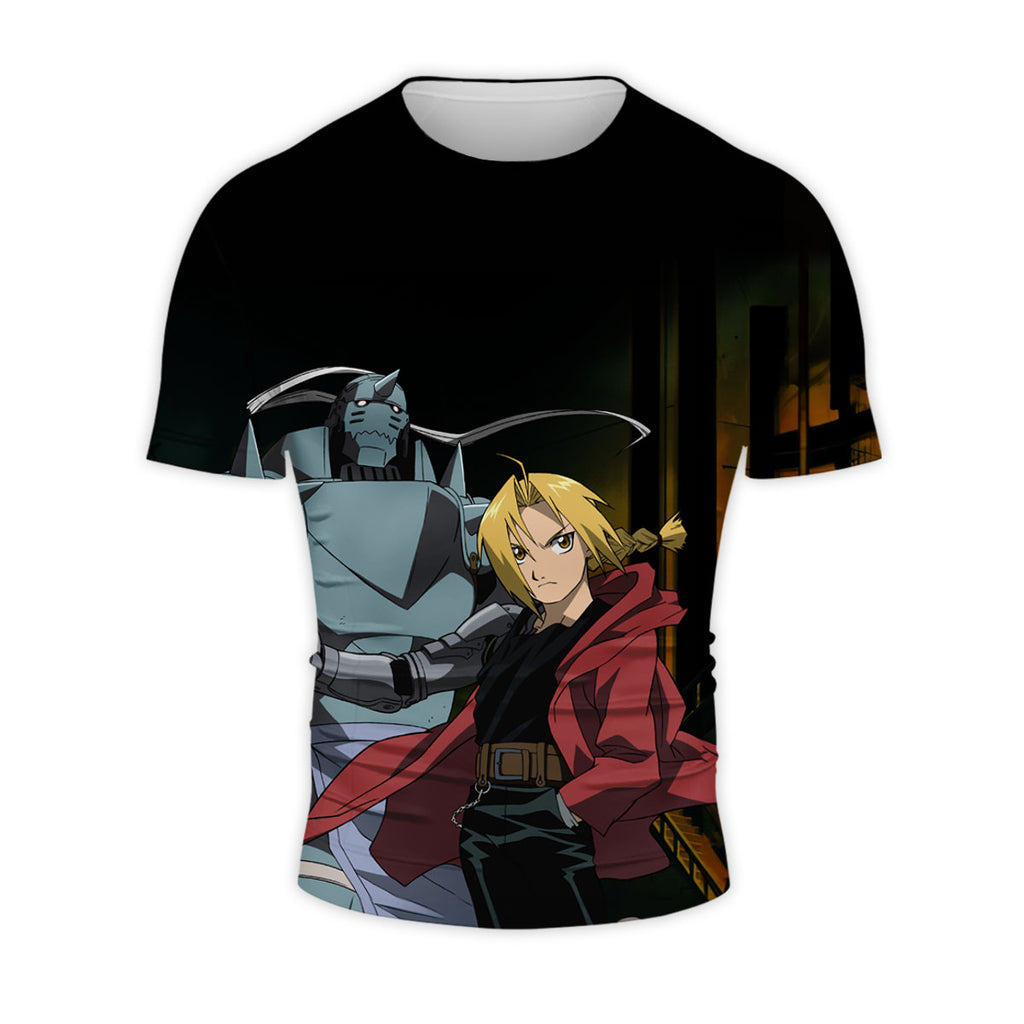 Fullmetal Alchemist Edward Alphonse Combat Stance Anime Apparel