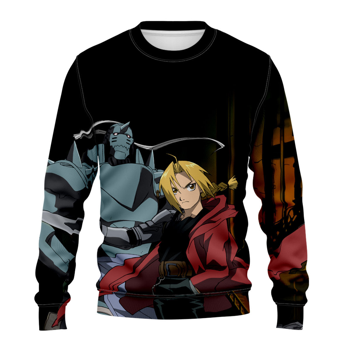 Fullmetal Alchemist Edward Alphonse Combat Stance Anime Apparel