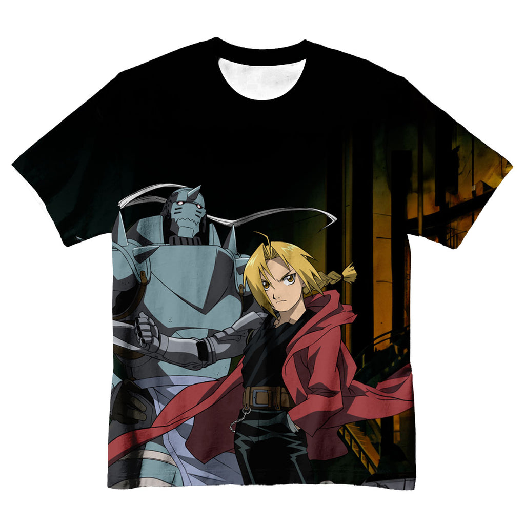 Fullmetal Alchemist Edward Alphonse Combat Stance Anime Apparel