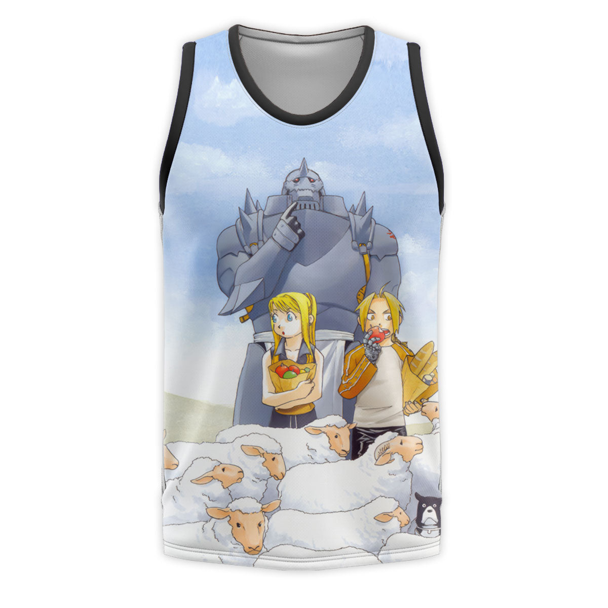Fullmetal Alchemist Edward Alphonse Herding Sheep Anime Apparel
