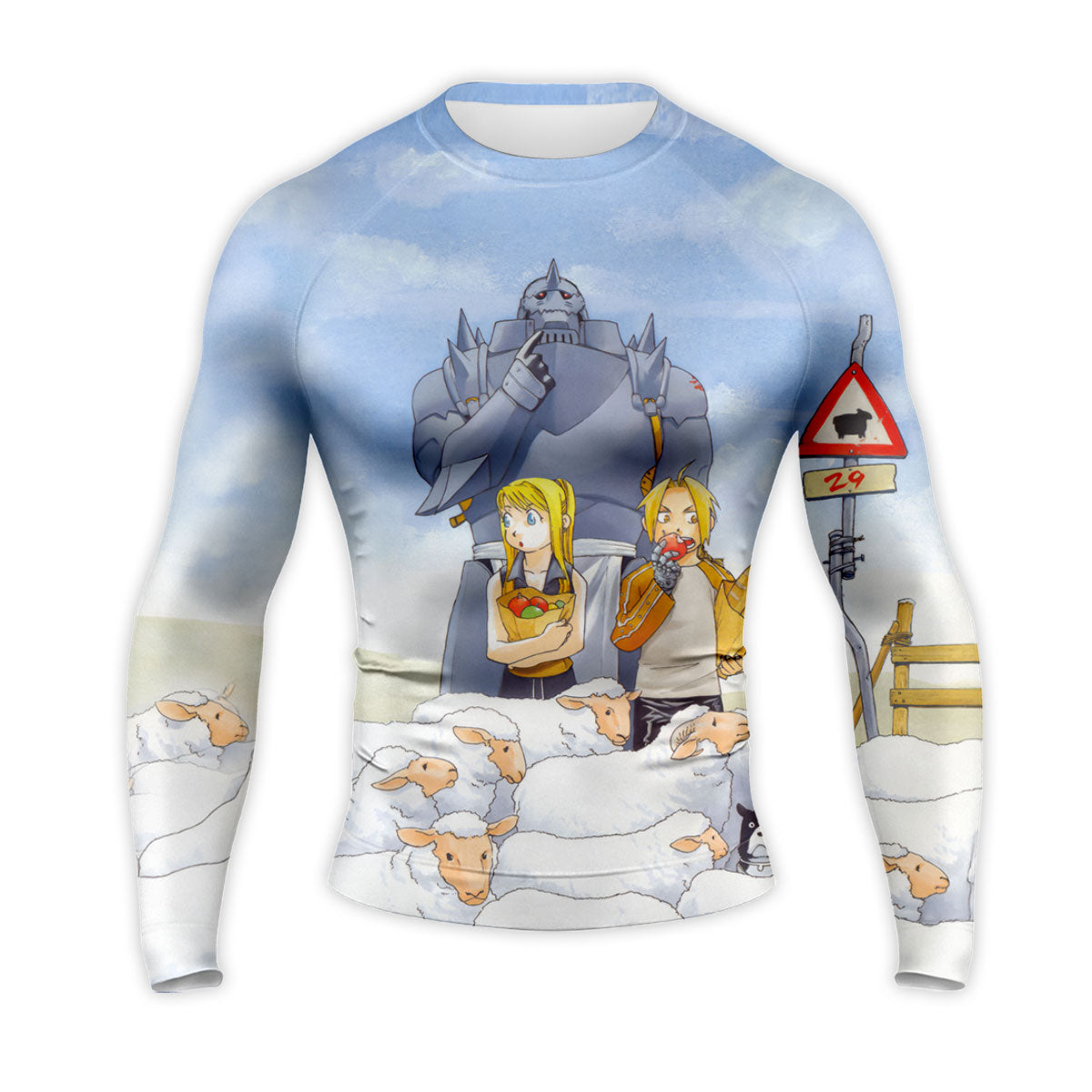 Fullmetal Alchemist Edward Alphonse Herding Sheep Anime Apparel