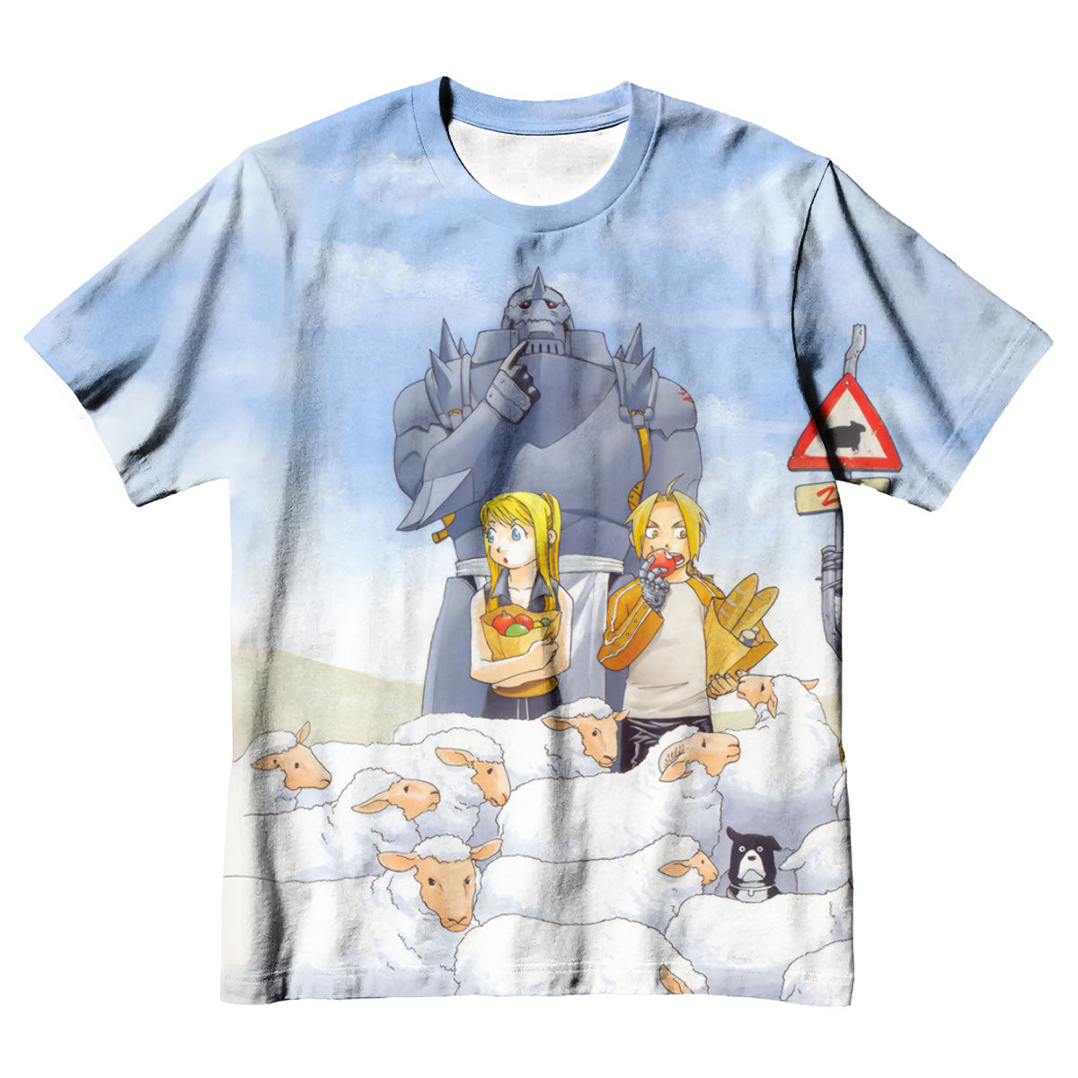 Fullmetal Alchemist Edward Alphonse Herding Sheep Anime Apparel