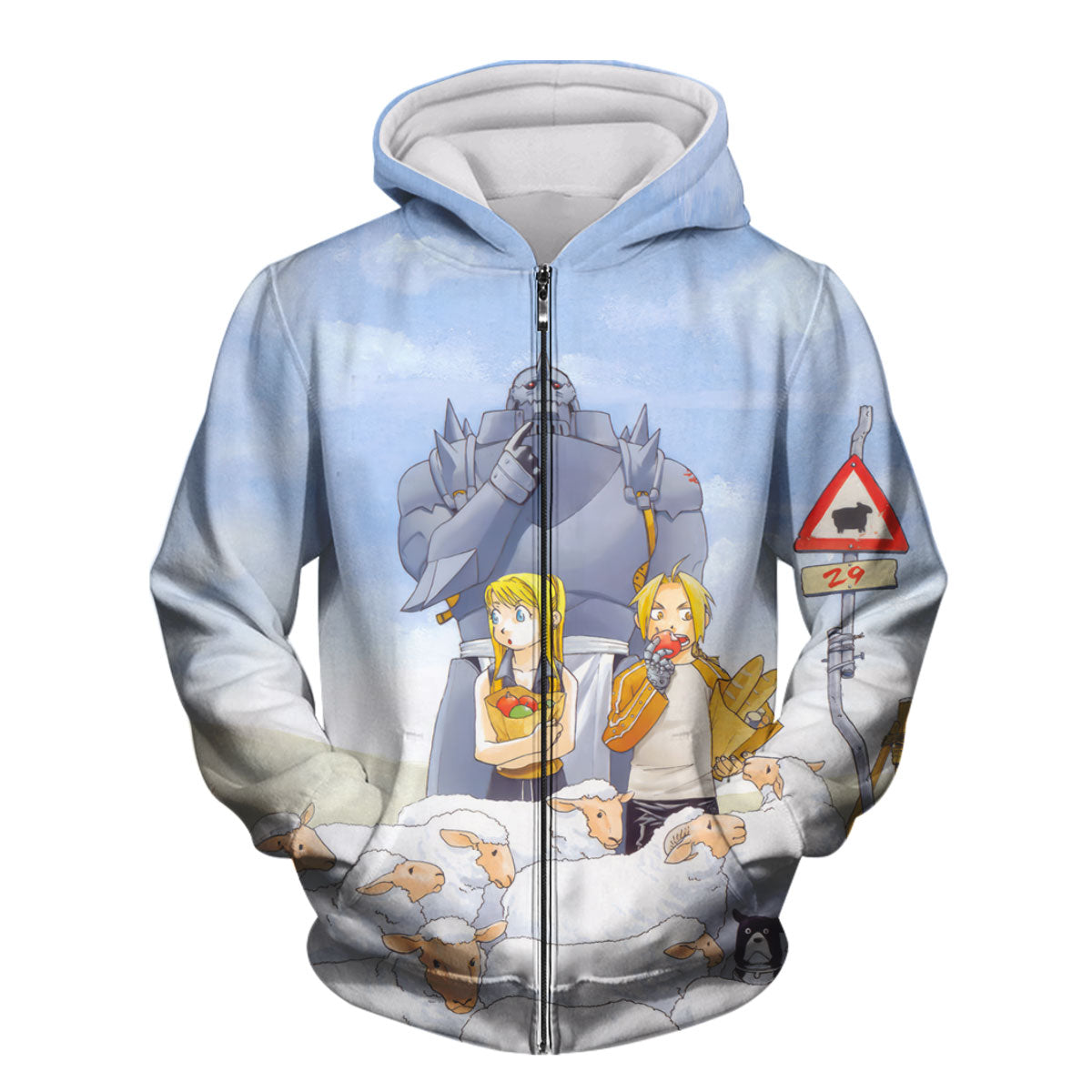 Fullmetal Alchemist Edward Alphonse Herding Sheep Anime Apparel