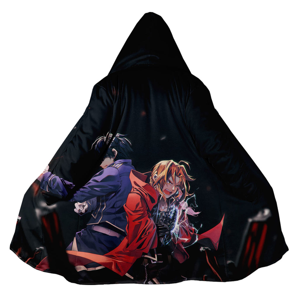 Fullmetal Alchemist Edward Alphonse Roy Back Anime Apparel