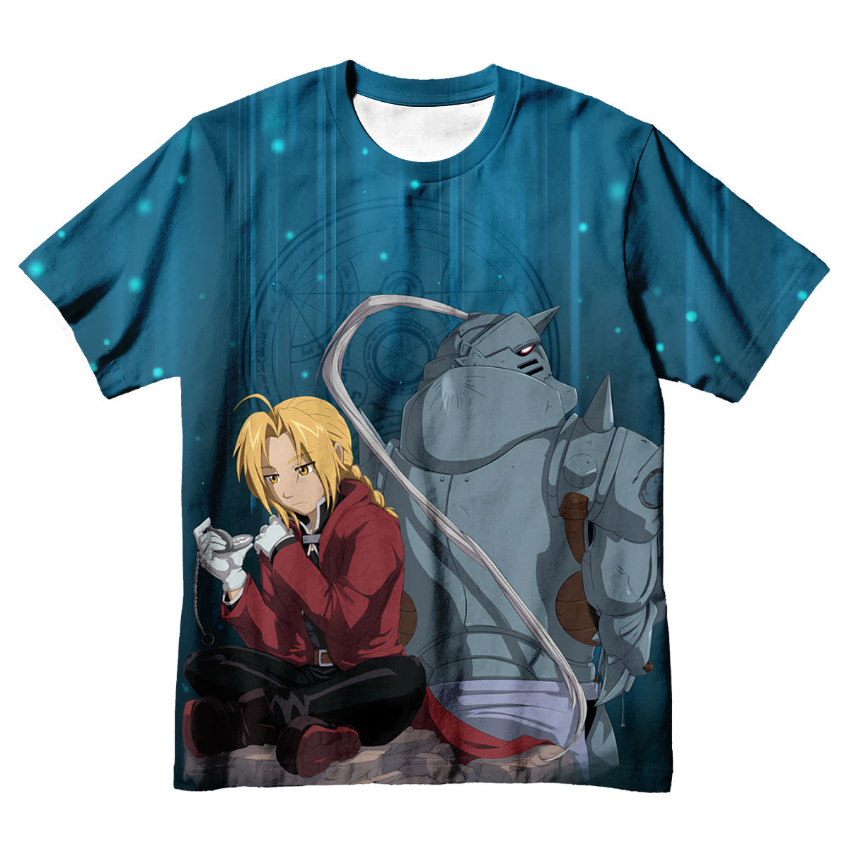 Fullmetal Alchemist Edward Alphonse Sitting Anime Apparel