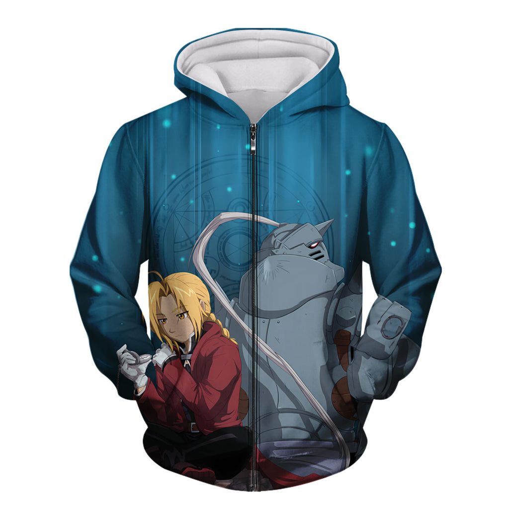 Fullmetal Alchemist Edward Alphonse Sitting Anime Apparel