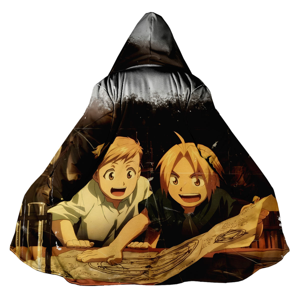 Fullmetal Alchemist Edward Alphonse Studying Together Anime Apparel