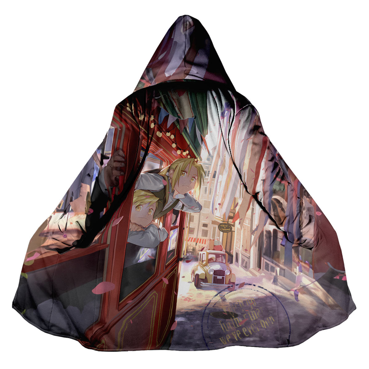 Fullmetal Alchemist Edward Alphonse Train Anime Apparel
