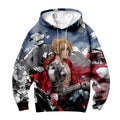 Fullmetal Alchemist Edward Elric Ruined Cityscape Anime Apparel