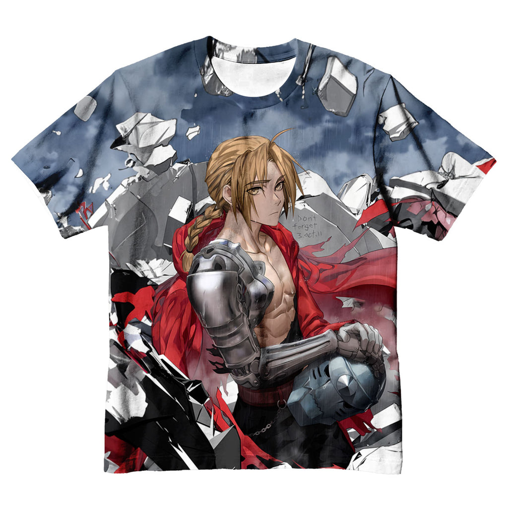 Fullmetal Alchemist Edward Elric Ruined Cityscape Anime Apparel