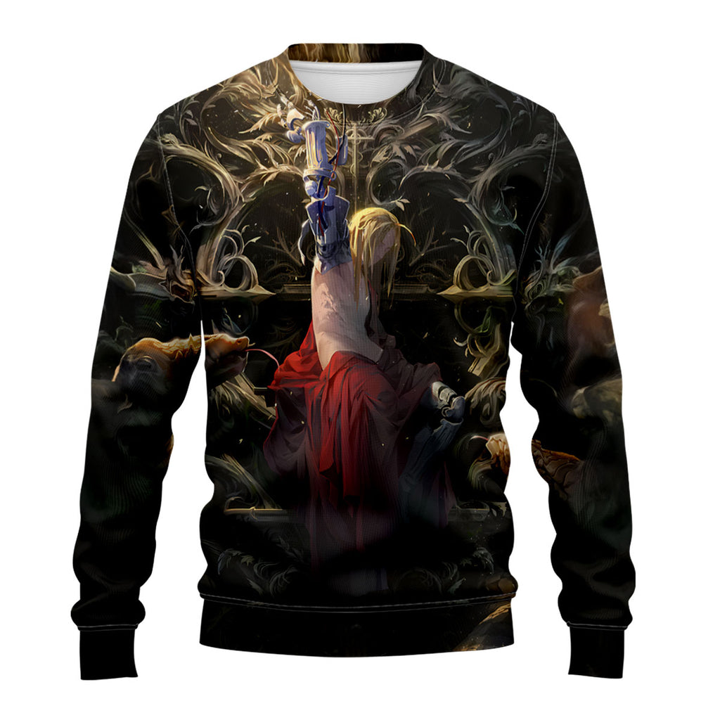 Fullmetal Alchemist Edward Elric Serpent Throne Anime Apparel