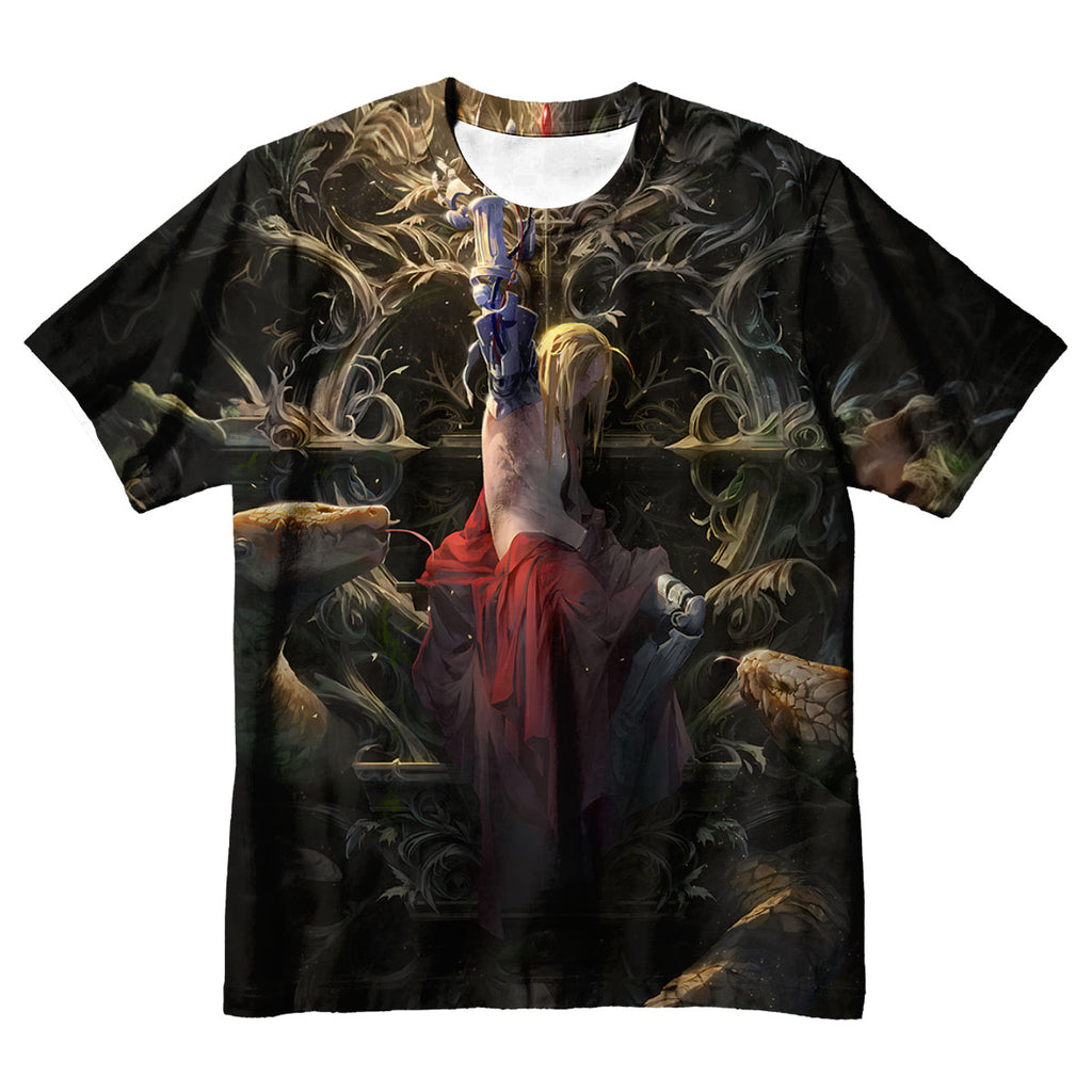 Fullmetal Alchemist Edward Elric Serpent Throne Anime Apparel