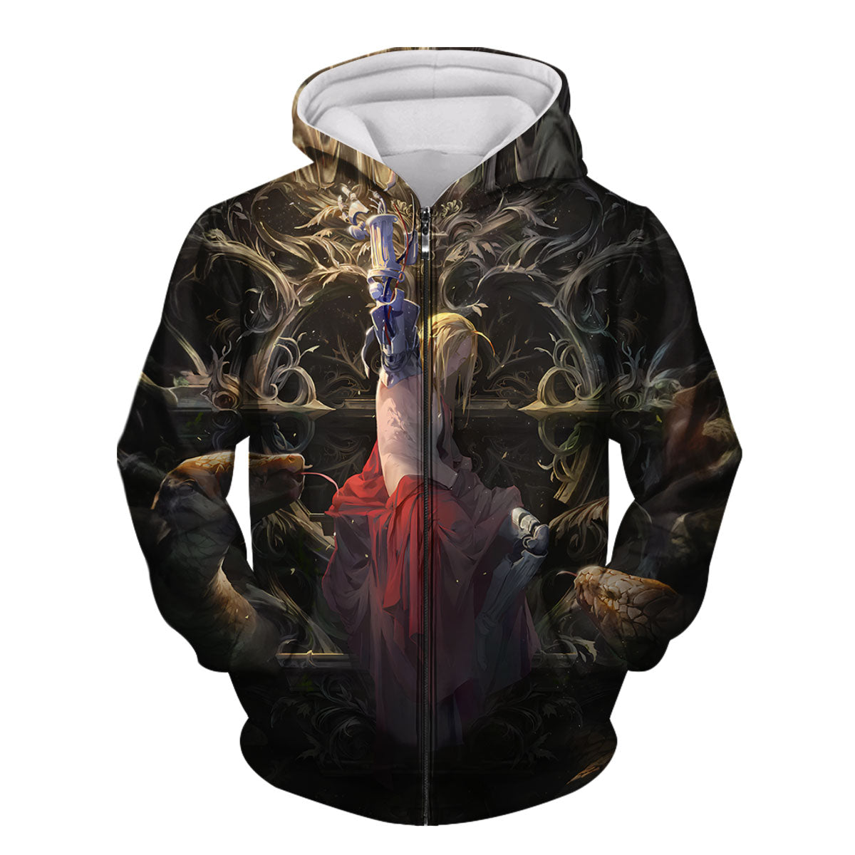 Fullmetal Alchemist Edward Elric Serpent Throne Anime Apparel