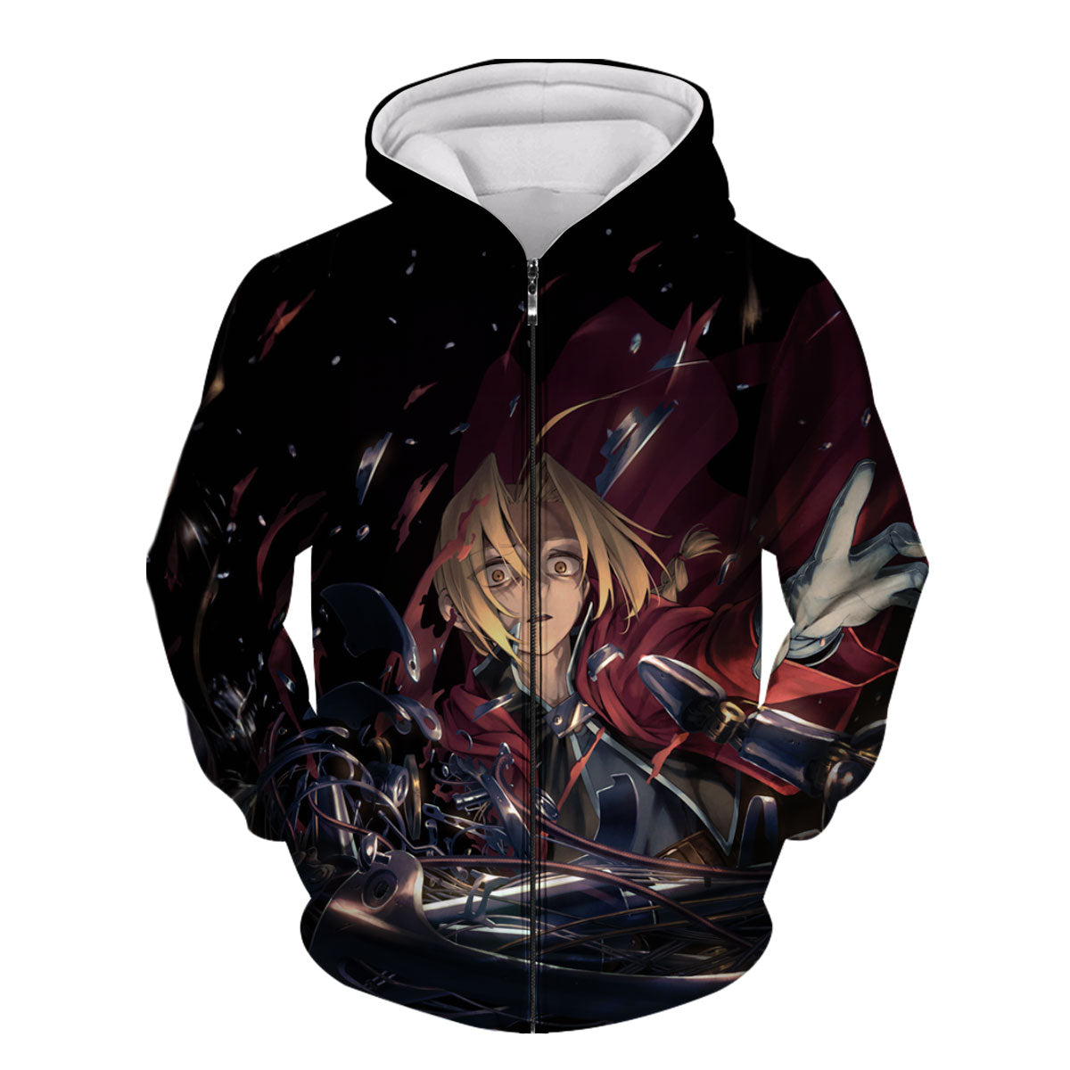 Fullmetal Alchemist Edward Elric Shattered Arm Anime Apparel