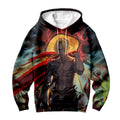 Fullmetal Alchemist Edward Elric Shirtless Cloaked Battle Anime Apparel