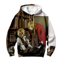 Fullmetal Alchemist Edward Elric Sleeping Reading Anime Apparel