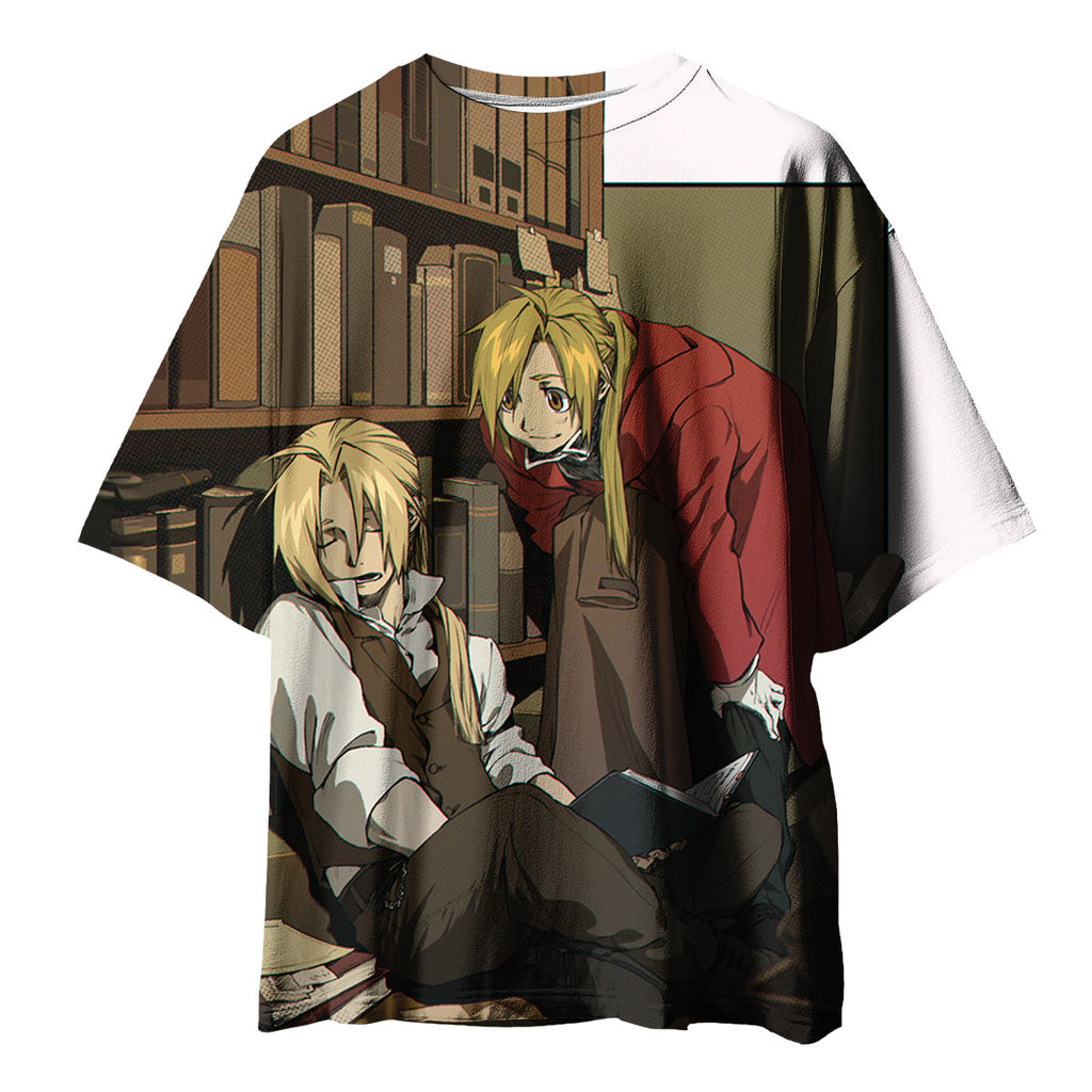 Fullmetal Alchemist Edward Elric Sleeping Reading Anime Apparel