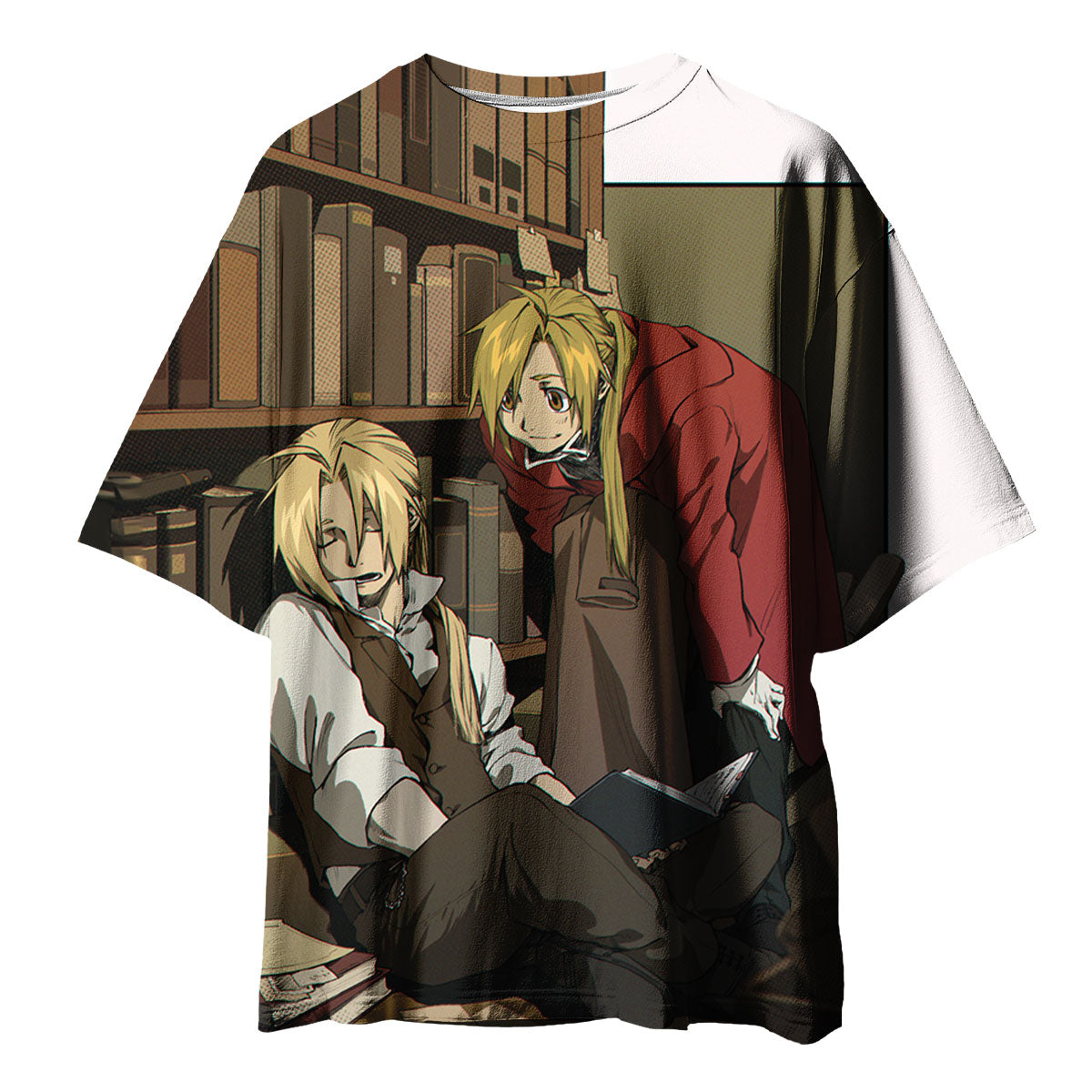 Fullmetal Alchemist Edward Elric Sleeping Reading Anime Apparel