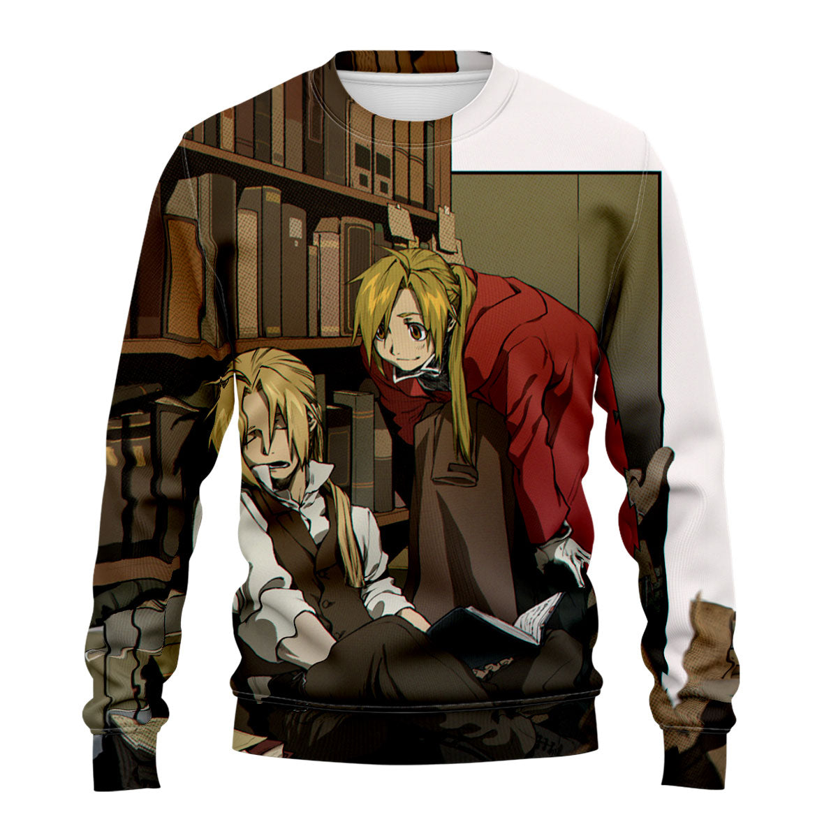 Fullmetal Alchemist Edward Elric Sleeping Reading Anime Apparel