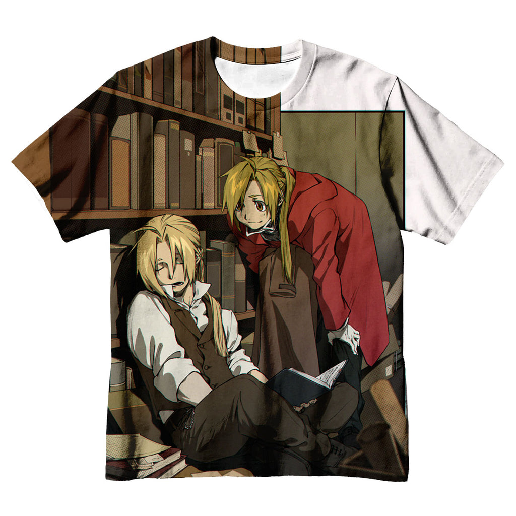 Fullmetal Alchemist Edward Elric Sleeping Reading Anime Apparel