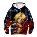 Fullmetal Alchemist Edward Elric Tattered Lightning Cloak Anime Apparel