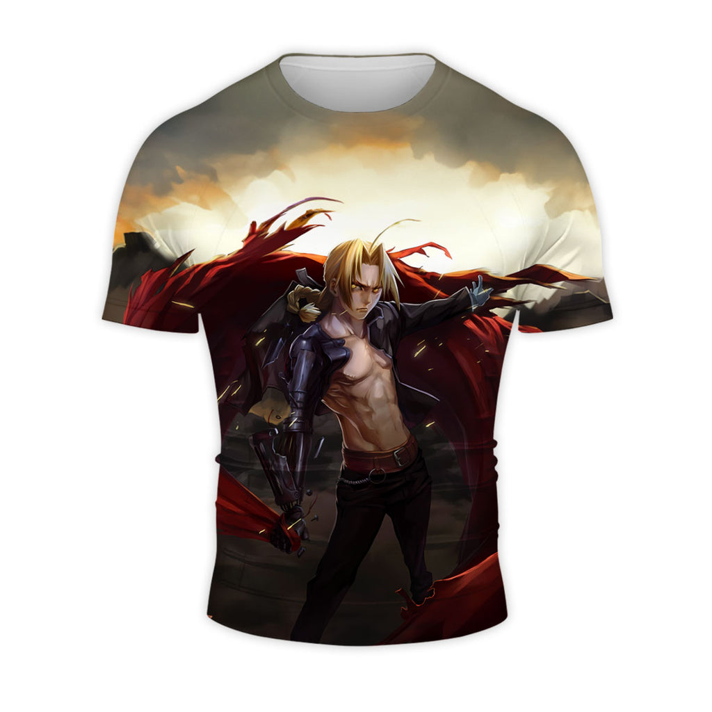 Fullmetal Alchemist Edward Elric Tattered Red Cloak Anime Apparel